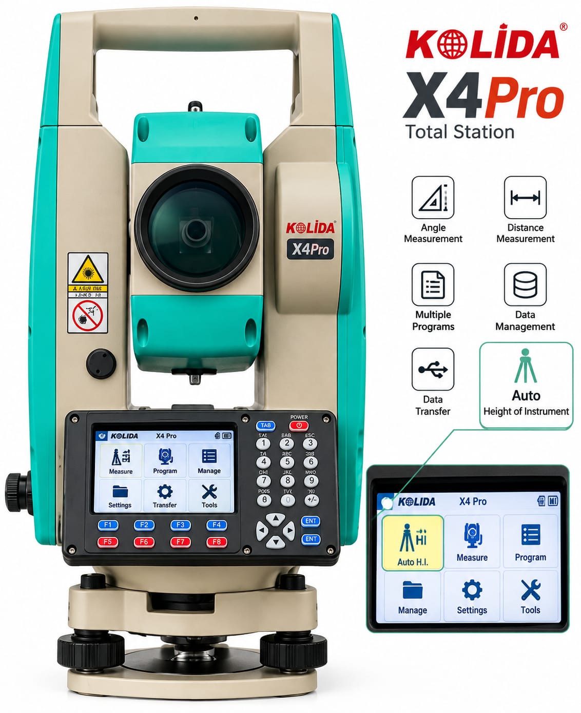 KOLIDA X4pro Reflectorless Total Station Price in Bangladesh